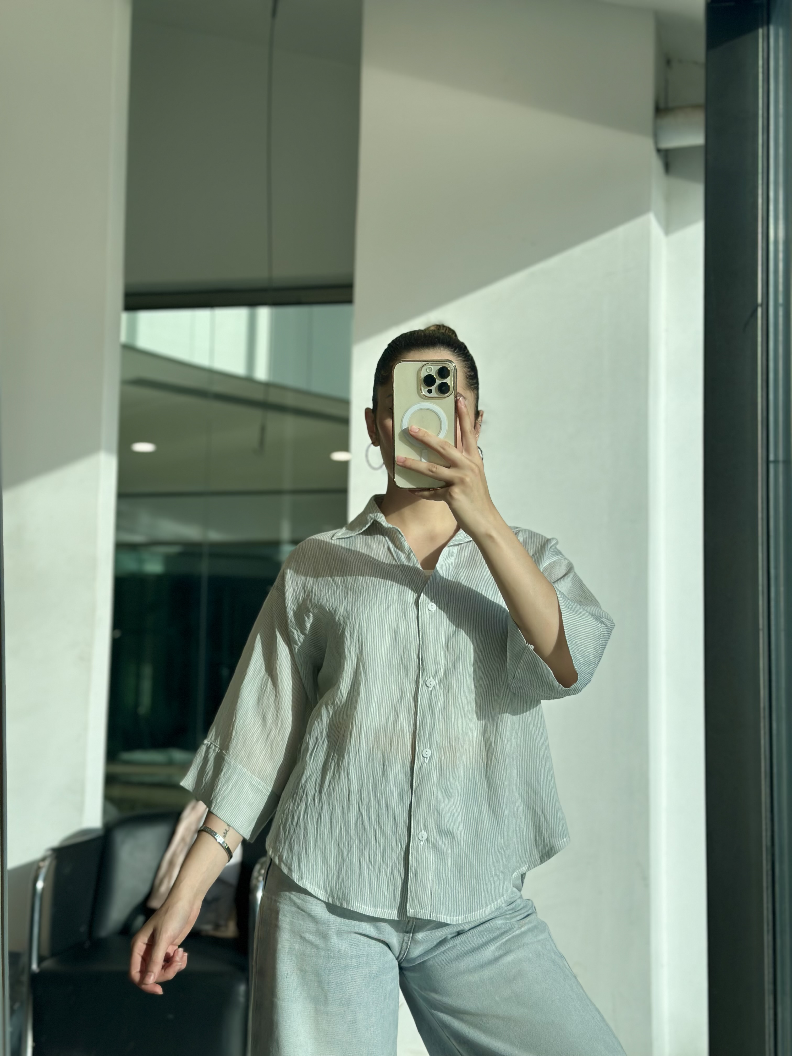 شومیز شیشه ای سبز